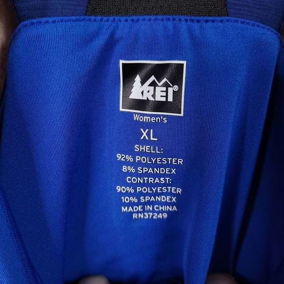 REI Blue Sleeveless Tank Top Women XL Floral - Picture 3 of 8